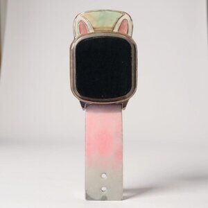 Accutime Cat Ears Digital Watch With Multicolor Band WN4091WM